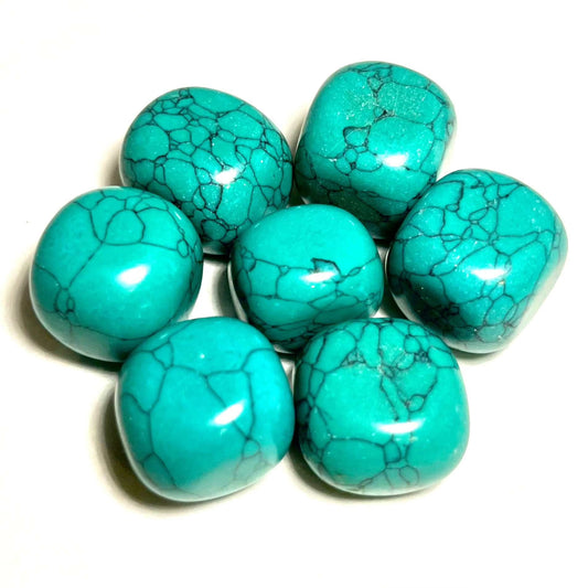 Blue Howlite Tumbled stone